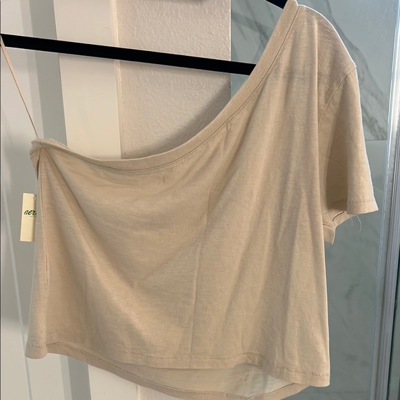 Cream Off-Shoulder Top - Picture 3 of 3